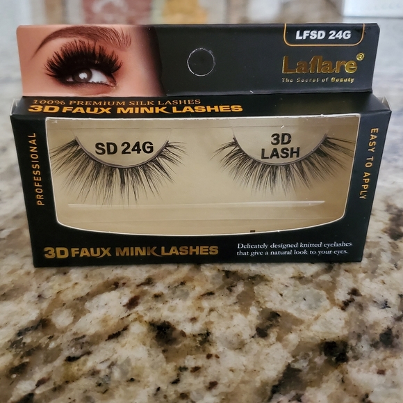 🆕  2PCS /  LAFLARE 3D FAUX MINK LASHES LFSD 24G - Picture 3 of 4
